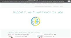 Desktop Screenshot of friocatclima.com